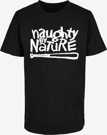 Merchcode T-Shirt 'Naughty By Nature' in Schwarz: predná strana