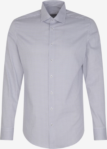 Coupe slim Chemise business SEIDENSTICKER en bleu : devant