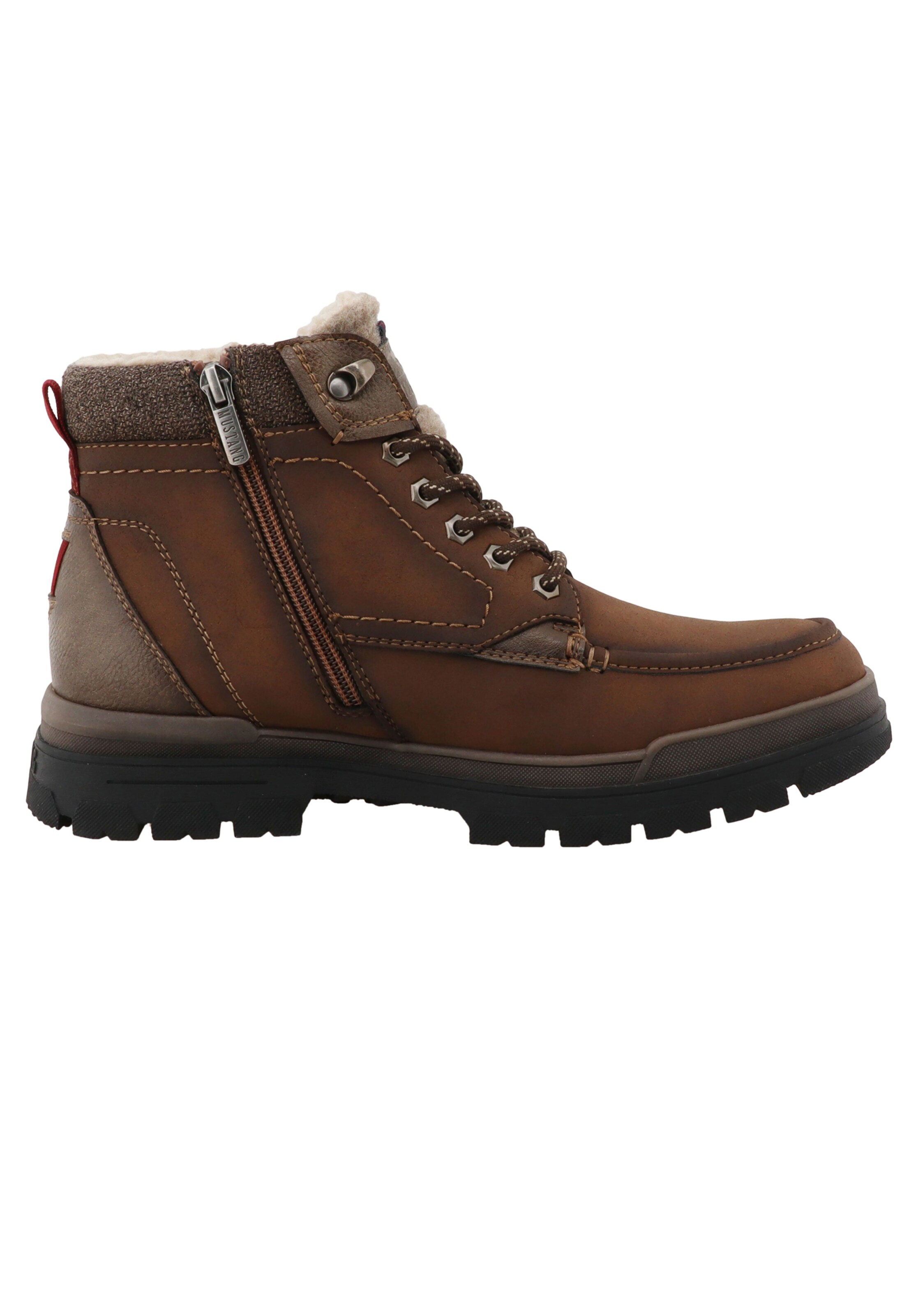 MUSTANG - Botas com atacadores 'Peppin' em castanho