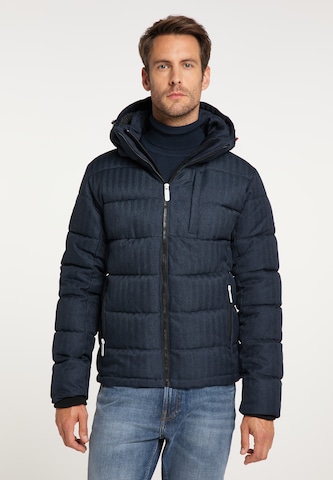 ICEBOUND Winter Jacket in Blue: front