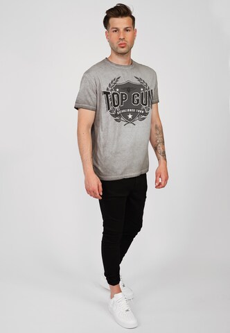 TOP GUN T-Shirt in Grau