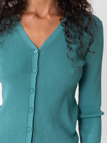 Indiska Knit Cardigan 'Vera' in Green