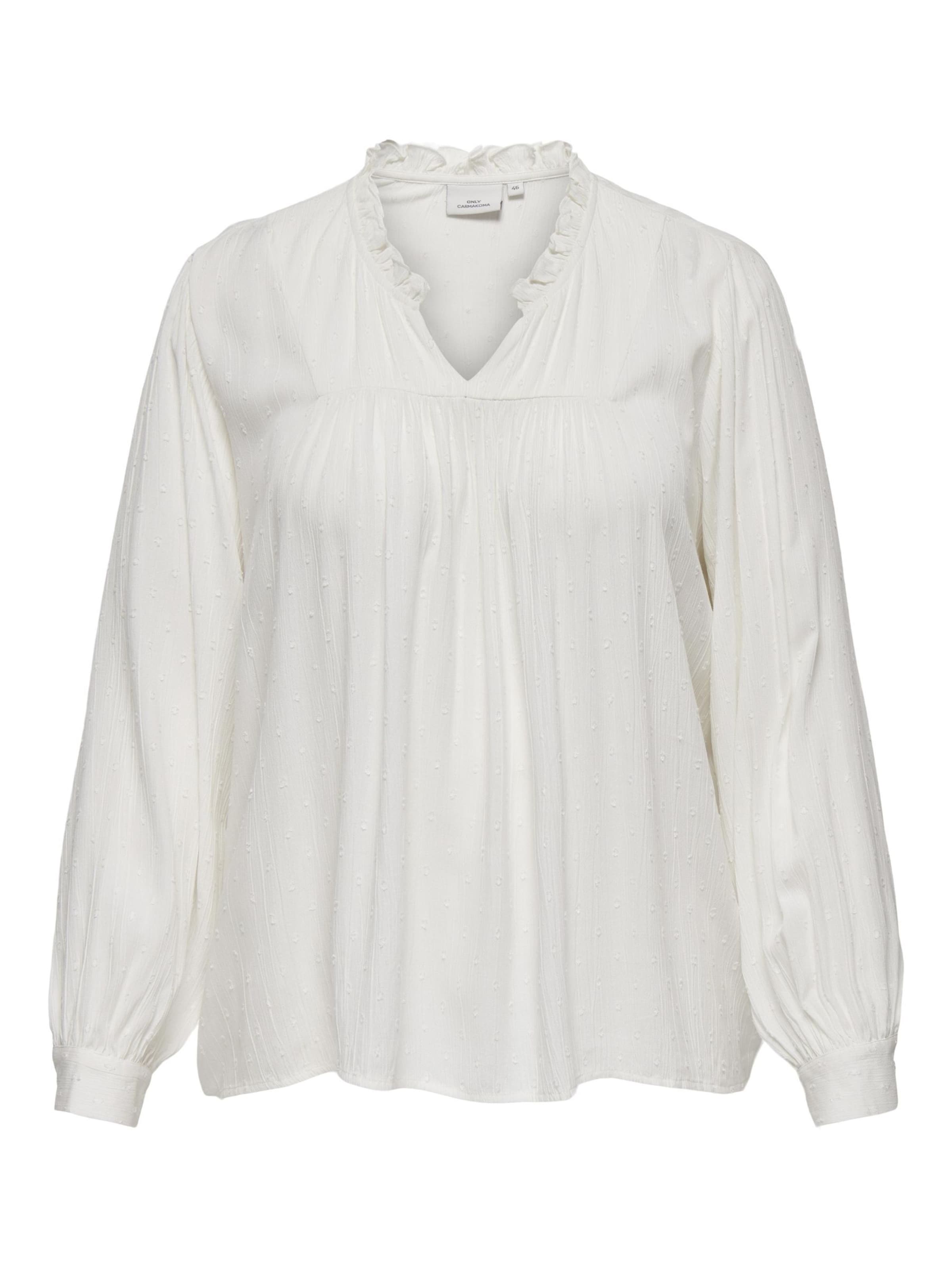 Camicia da donna ONLY Carmakoma di colore bianco, Visualizzazione prodotti