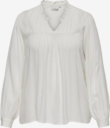 ONLY Carmakoma Blouse in White: front