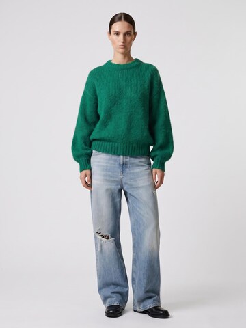 americandreams Oversized Sweater 'Leonnie' in Green