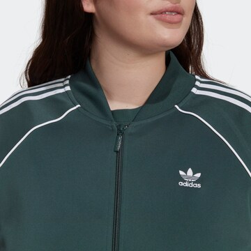 ADIDAS ORIGINALS Sweatjacke 'Primeblue Sst ' in Grün