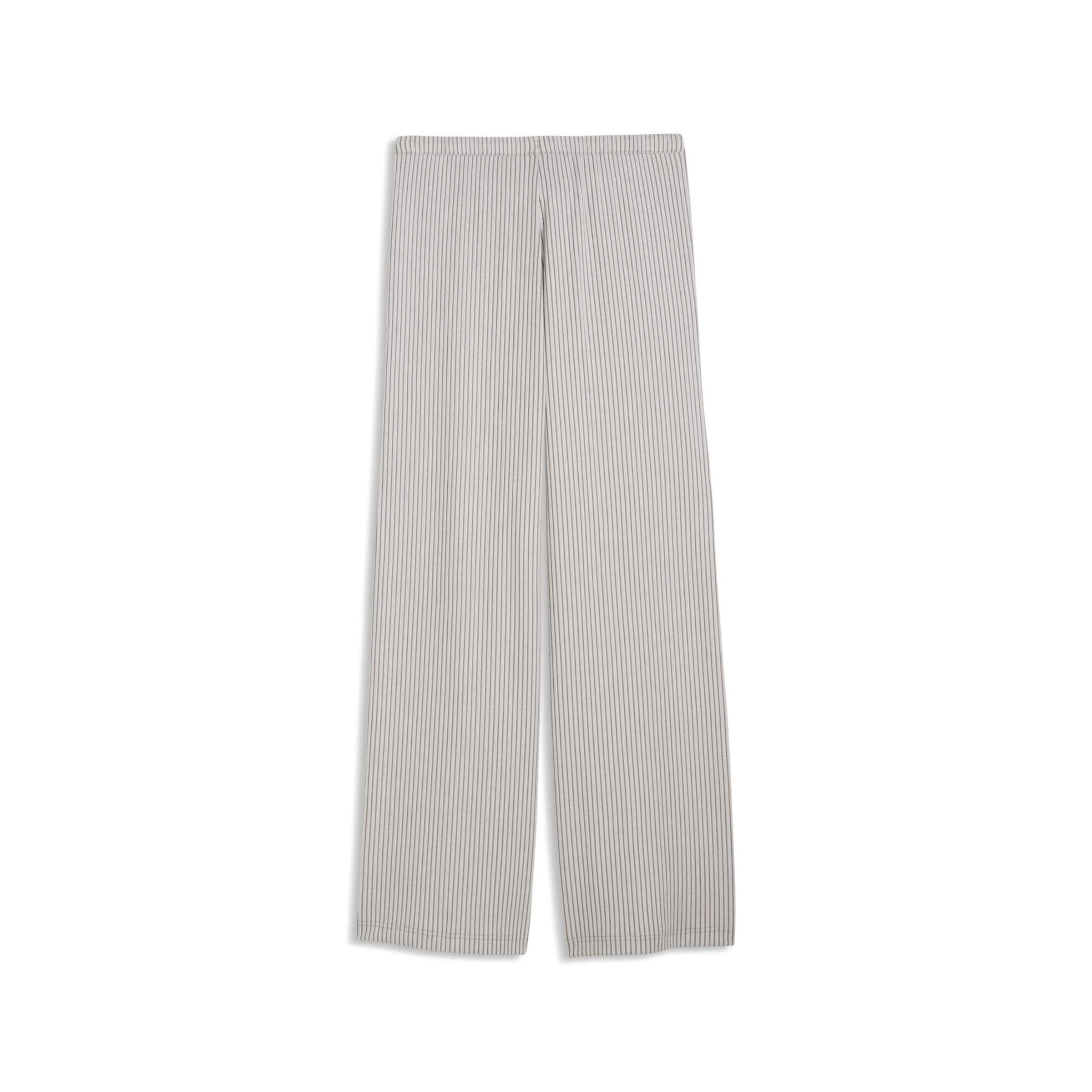PUMA Wide leg Broek 'Essentials' in Beige