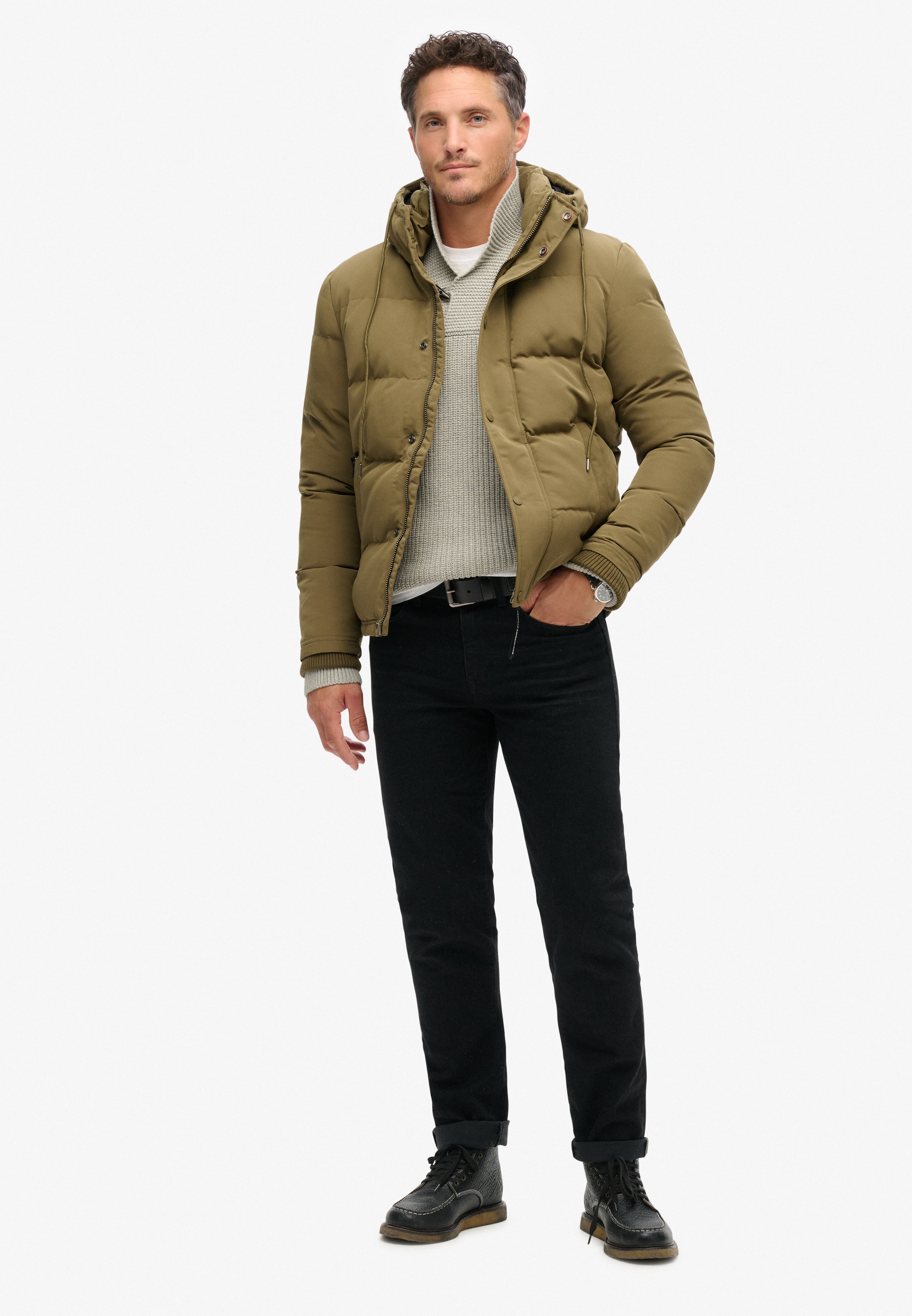 Superdry & CoZimska jakna 'Everest' - zelena boja