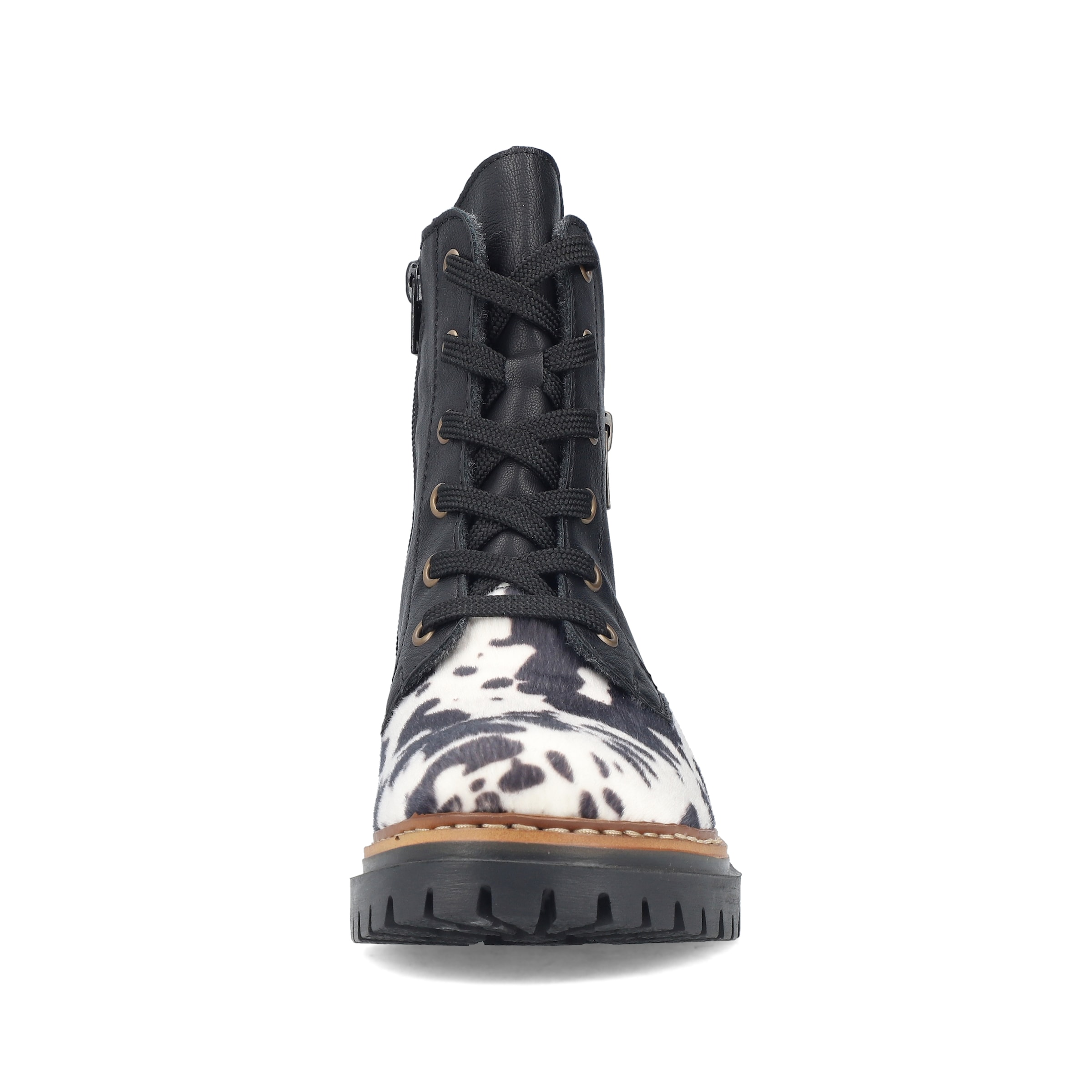 Bottines à lacets Rieker en noir