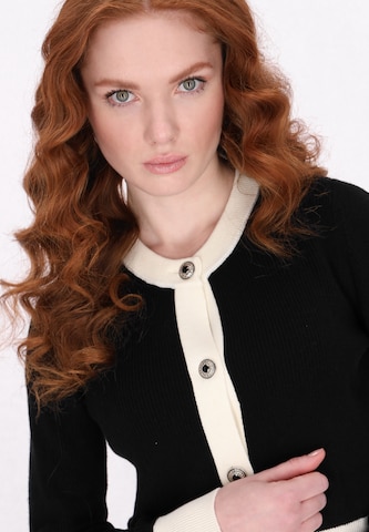 Cardigan 'Classic Look' DreiMaster Klassik en noir