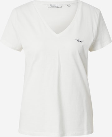 T-shirt TOM TAILOR DENIM en blanc : devant