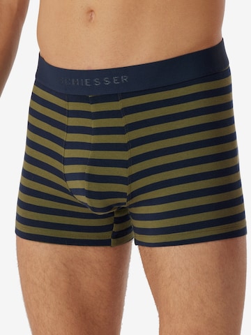 SCHIESSER Boxershorts '95/5' in Blauw: voorkant