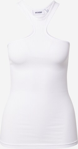 WEEKDAY - Top en blanco: frente