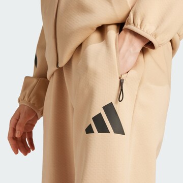 ADIDAS SPORTSWEAR Tapered Sporthose 'Z.N.E.' in Beige