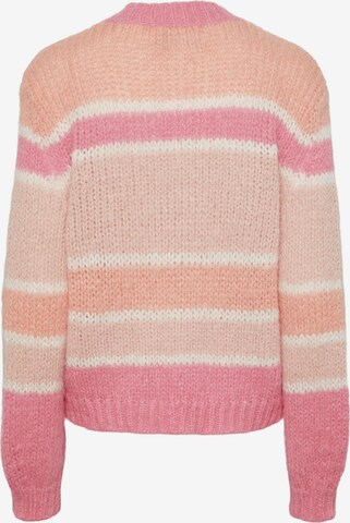 PIECES Sweater 'Carman' in Pink