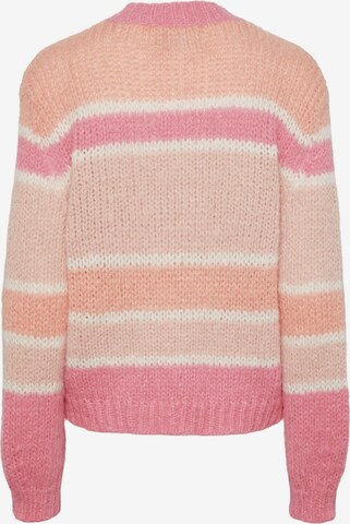 PIECES Pullover 'Carman' in Pink