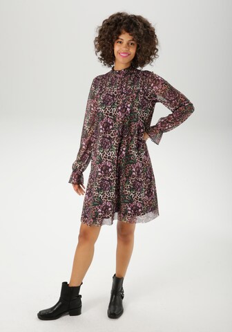 Aniston CASUAL Kleid in Braun: Vorderseite