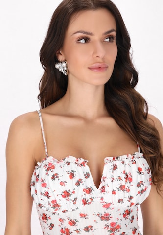 faina Bodysuit in White