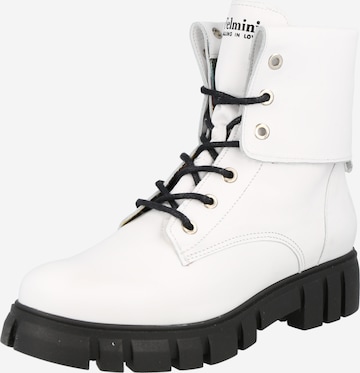 FELMINI Lace-Up Ankle Boots 'Saura' in White: front