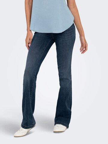 évasé Jean 'ONLPOWER' ONLY en bleu : devant