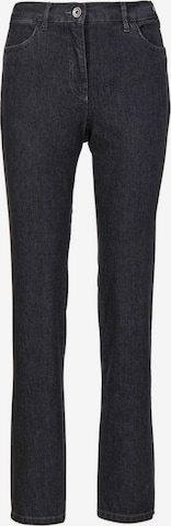 Goldner Jeans 'Anna' in Schwarz: Vorderseite