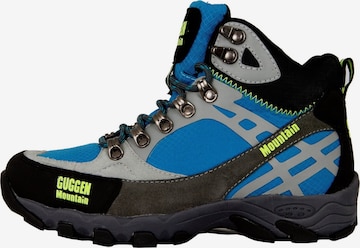 Bottes à lacets 'M011' Guggen Mountain en bleu : devant
