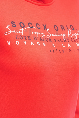 Soccx Sweatshirt in Red