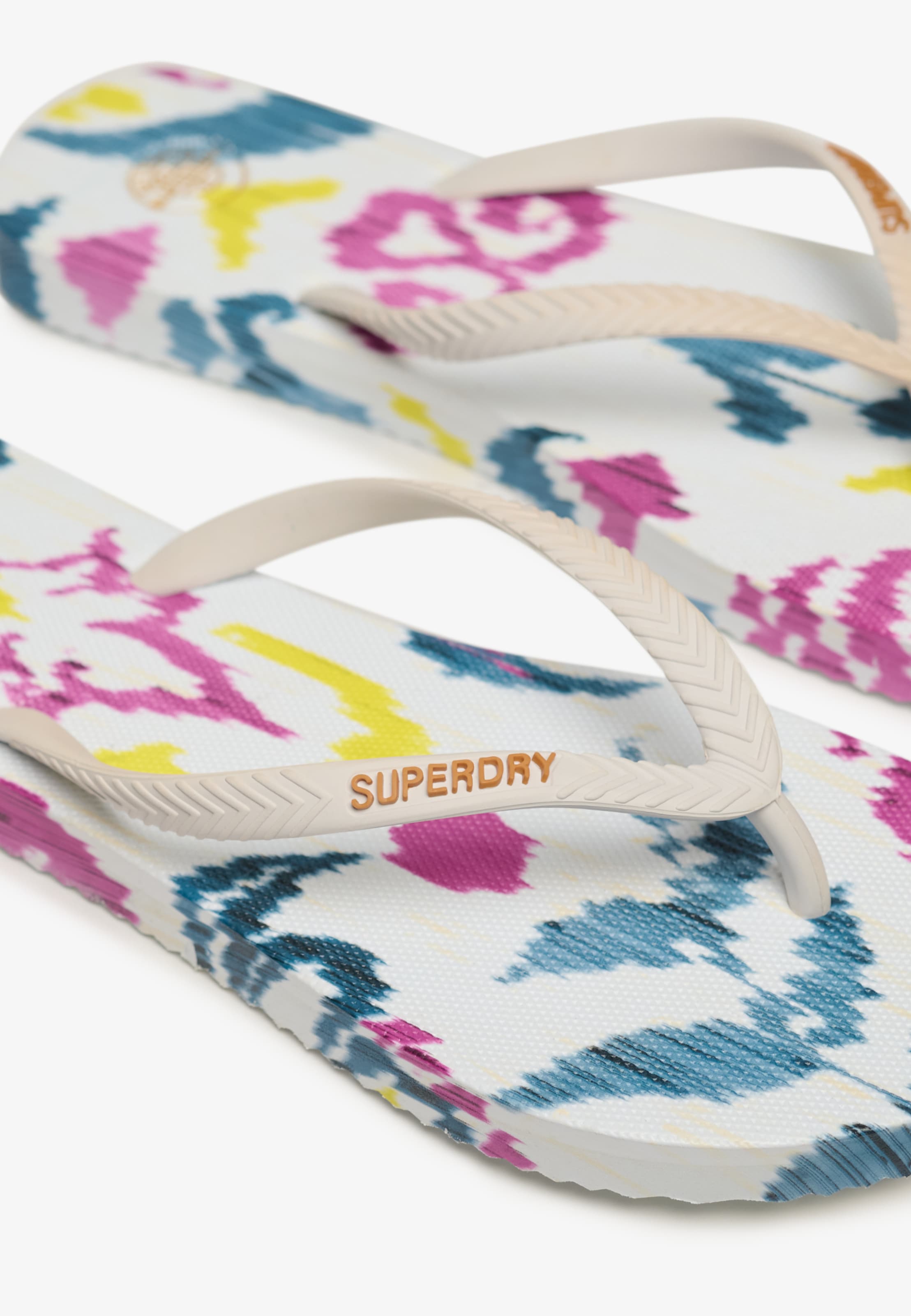 Superdry & Co T-Bar Sandals in White