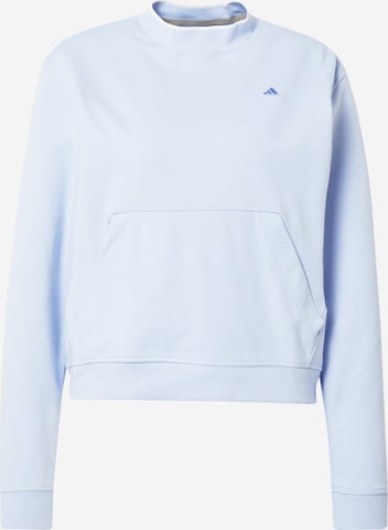 ADIDAS GOLF Athletic Sweatshirt 'GO-TO' in Blue: front