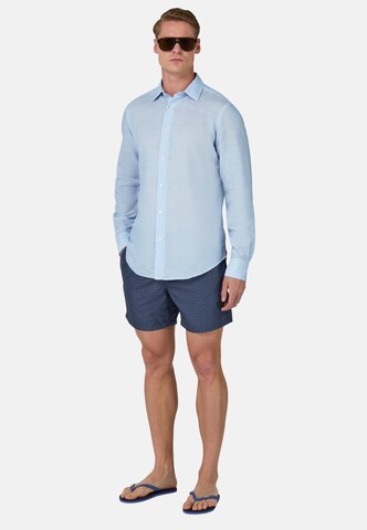 Boggi Milano Regular fit Button Up Shirt in Blue