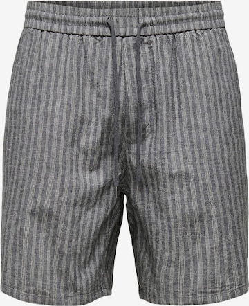 Regular Pantalon 'Tel' Only & Sons en gris : devant