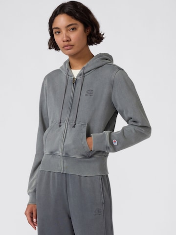 Champion Authentic Athletic Apparel Кофта на молнии в Серый: спереди