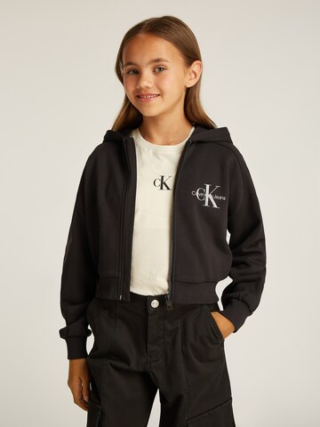 Calvin Klein Jeans Mikina – černá: přední strana