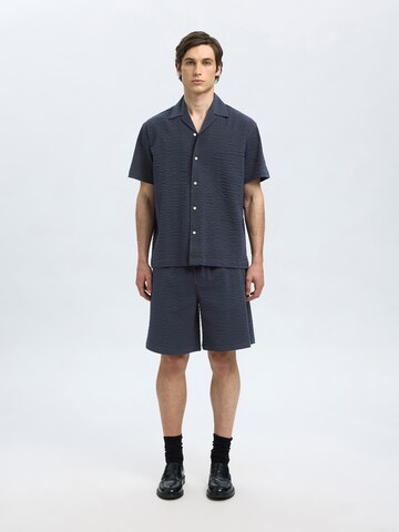 SELECTED HOMME Loosefit Broek 'SLHACE' in Blauw
