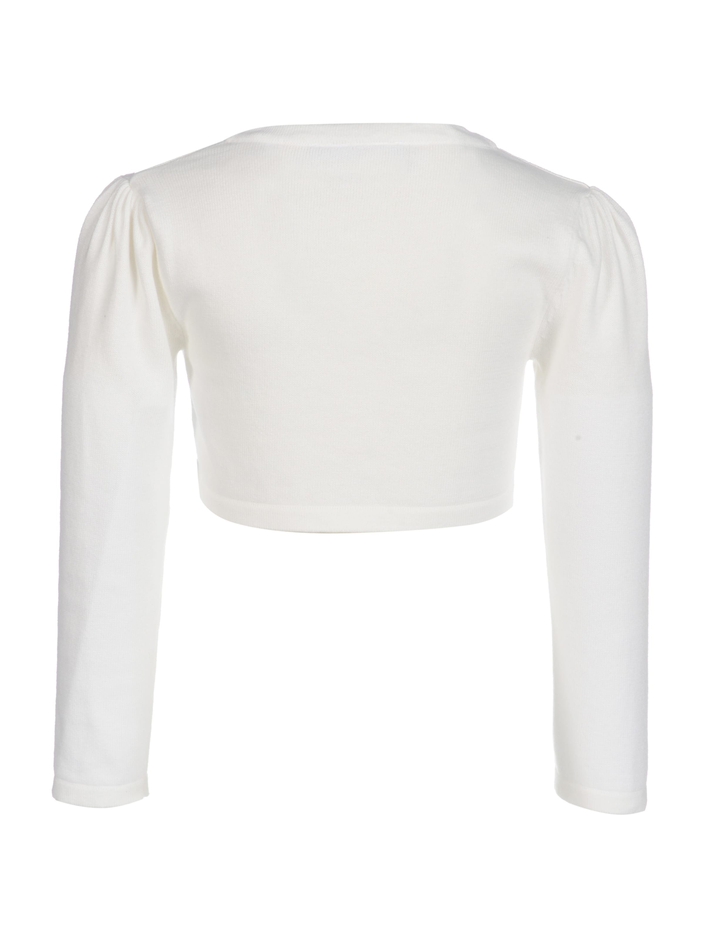 happy girls Knit Cardigan in White