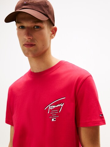 Tommy Jeans Shirt 'CITY' in Red