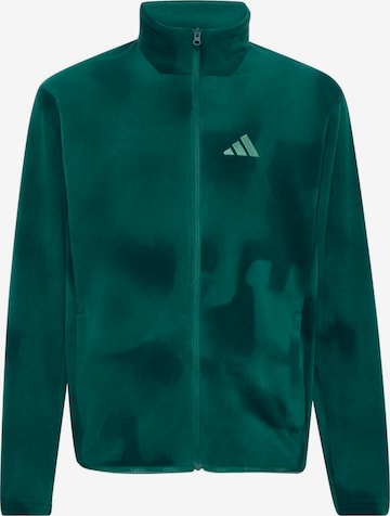 ADIDAS TERREX Toiminnallinen fleecetakki 'MT' värissä vihreä: etupuoli