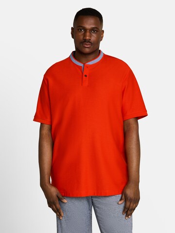 TOM TAILOR Men + Poloshirt in Orange: Vorderseite