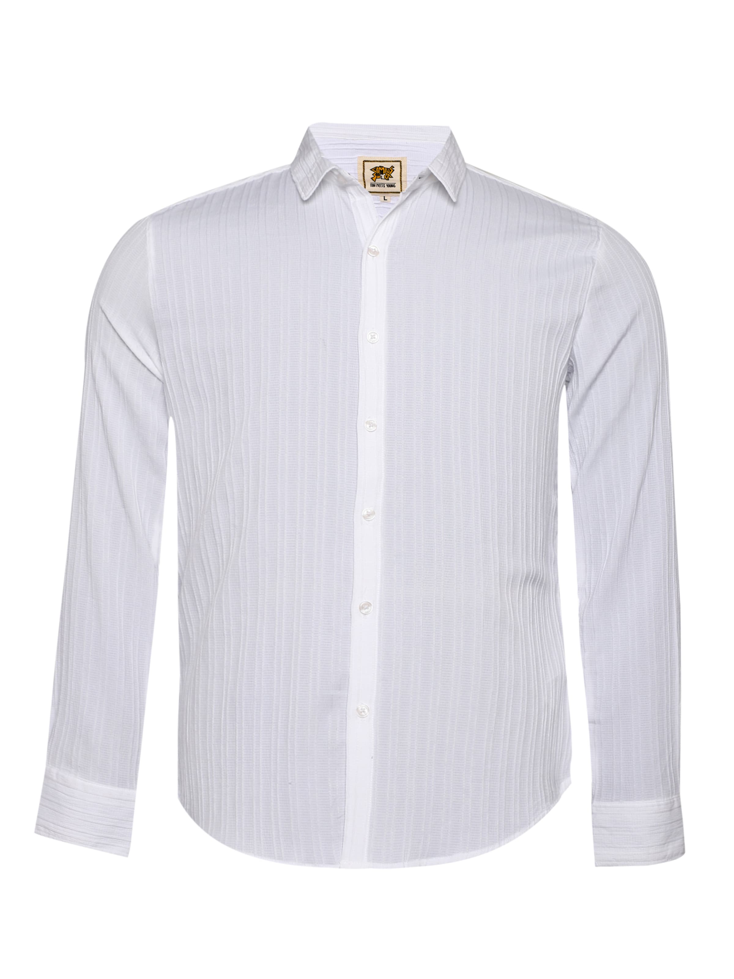 Campus Sutra - Comfort Fit Camisa 'Suzy' em branco: frente