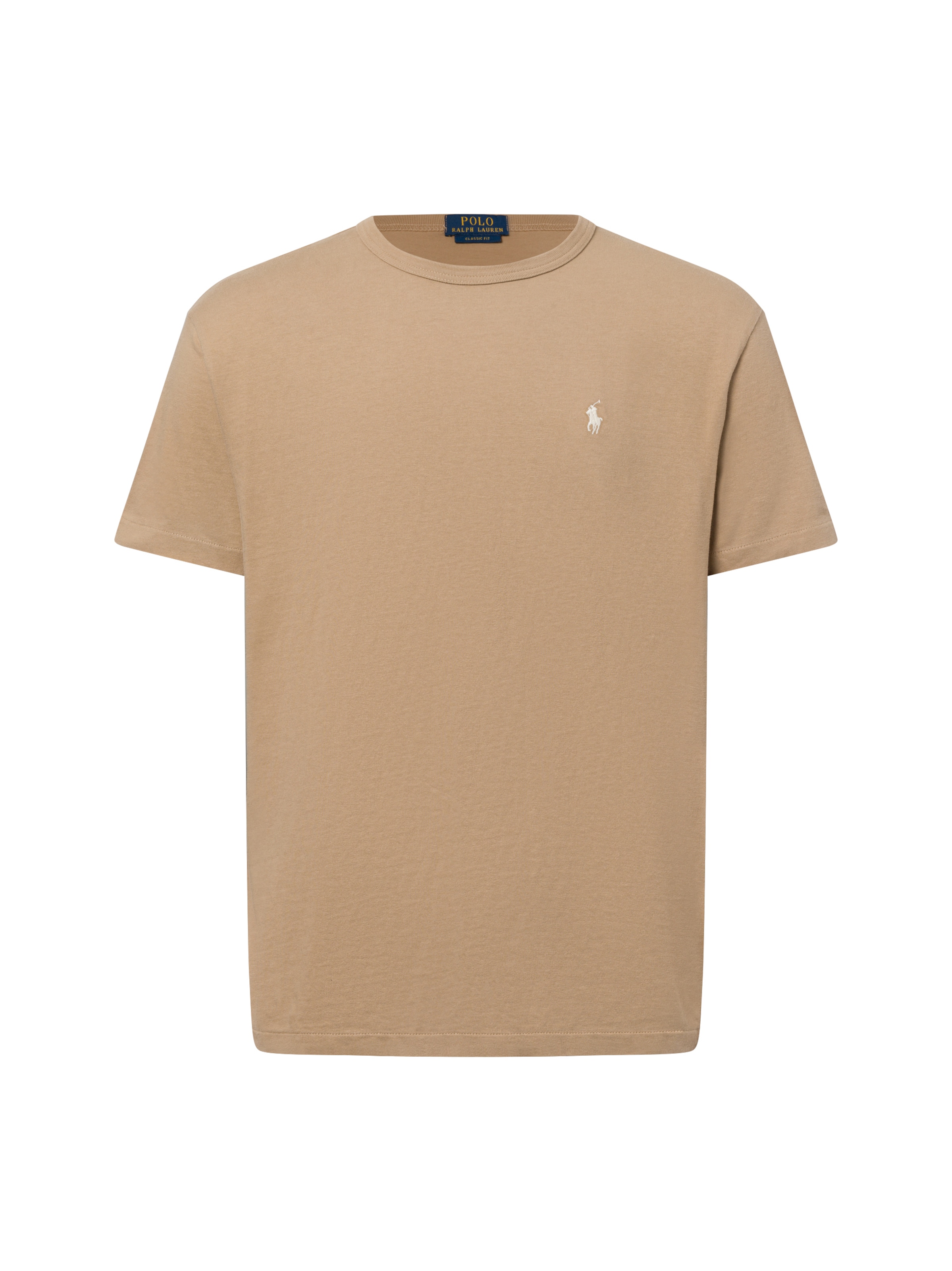 T-Shirt Polo Ralph Lauren en beige : devant