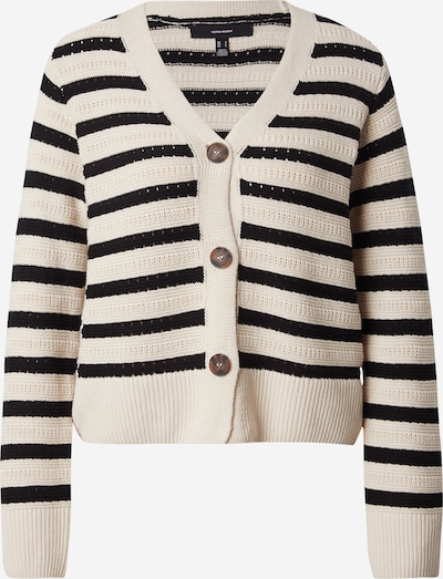 VERO MODA Kardigan 'VMCALLA' u ecru/prljavo bijela / crna, Pregled proizvoda