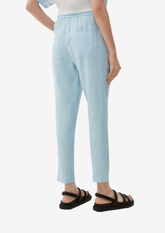 s.Oliver Tapered Broek in Blauw