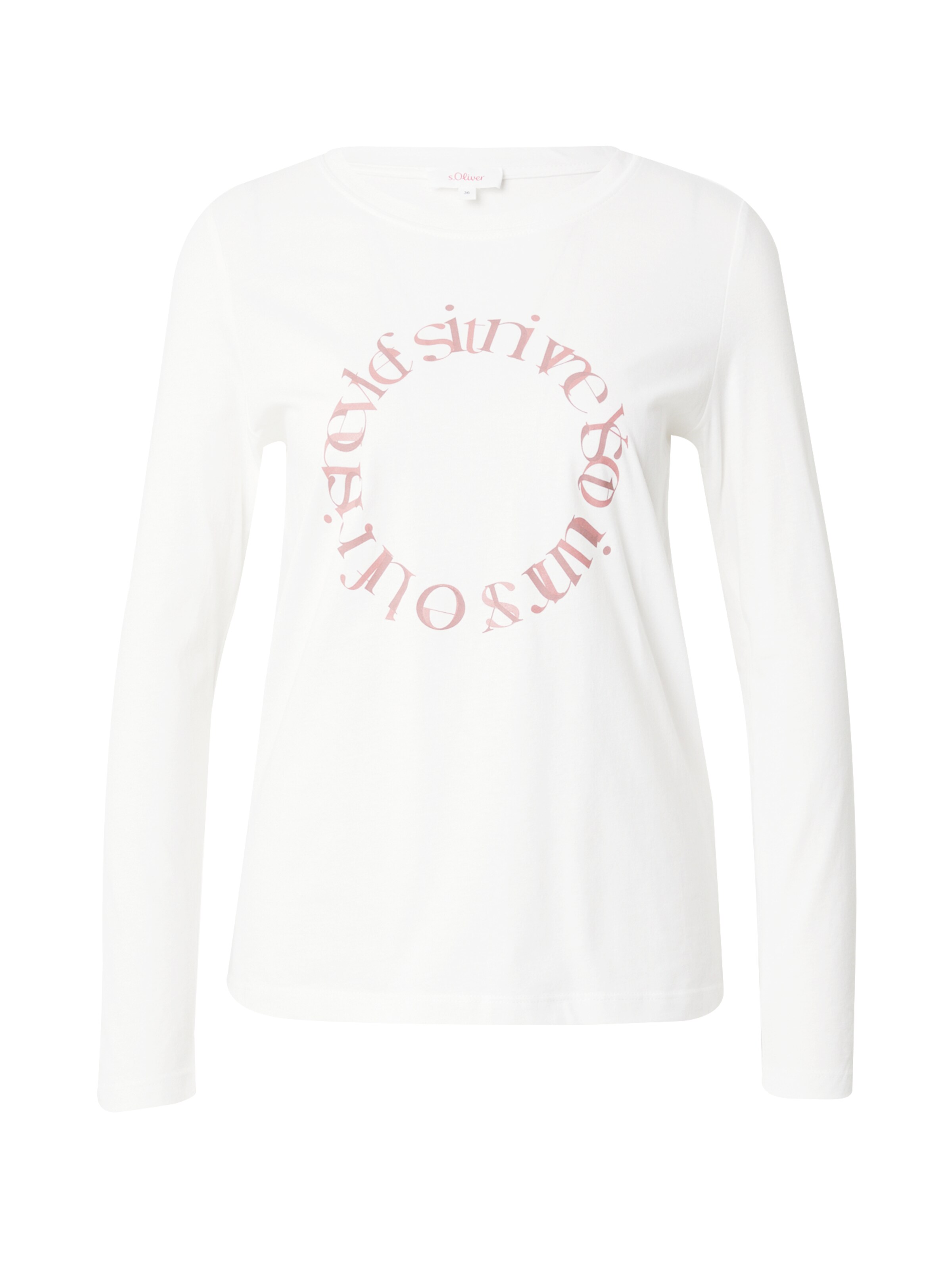 s.Oliver Shirt in Beige: Vorderseite