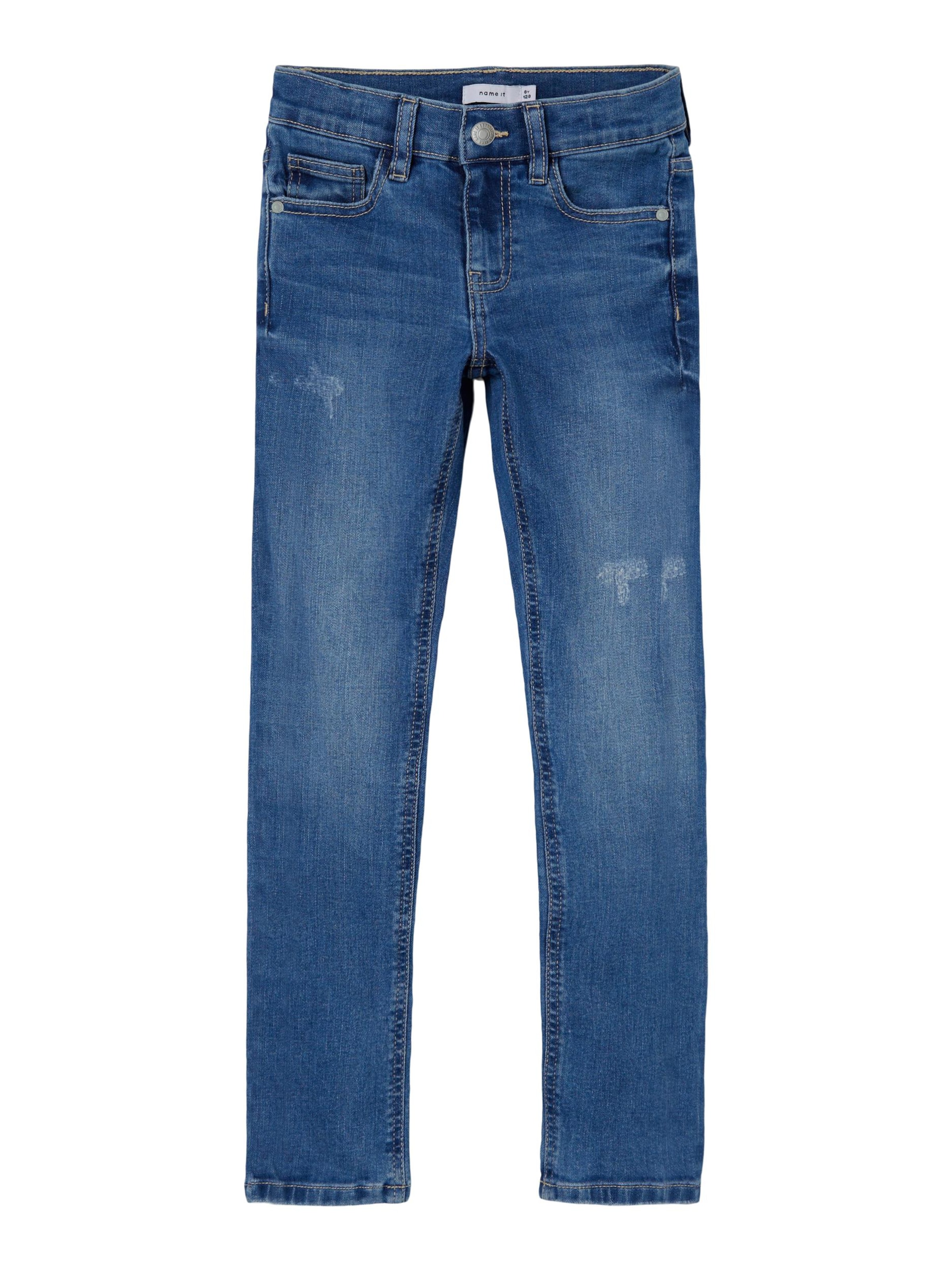NAME IT Slimfit Jeans 'Salli' i blå: forside