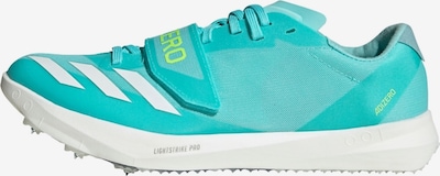 ADIDAS PERFORMANCE Laufschuh 'Adizero' in türkis / hellblau / neongrün / weiß, Produktansicht
