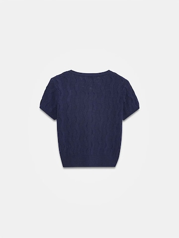 Cardigan 'Strickjacken' Dilvin en bleu