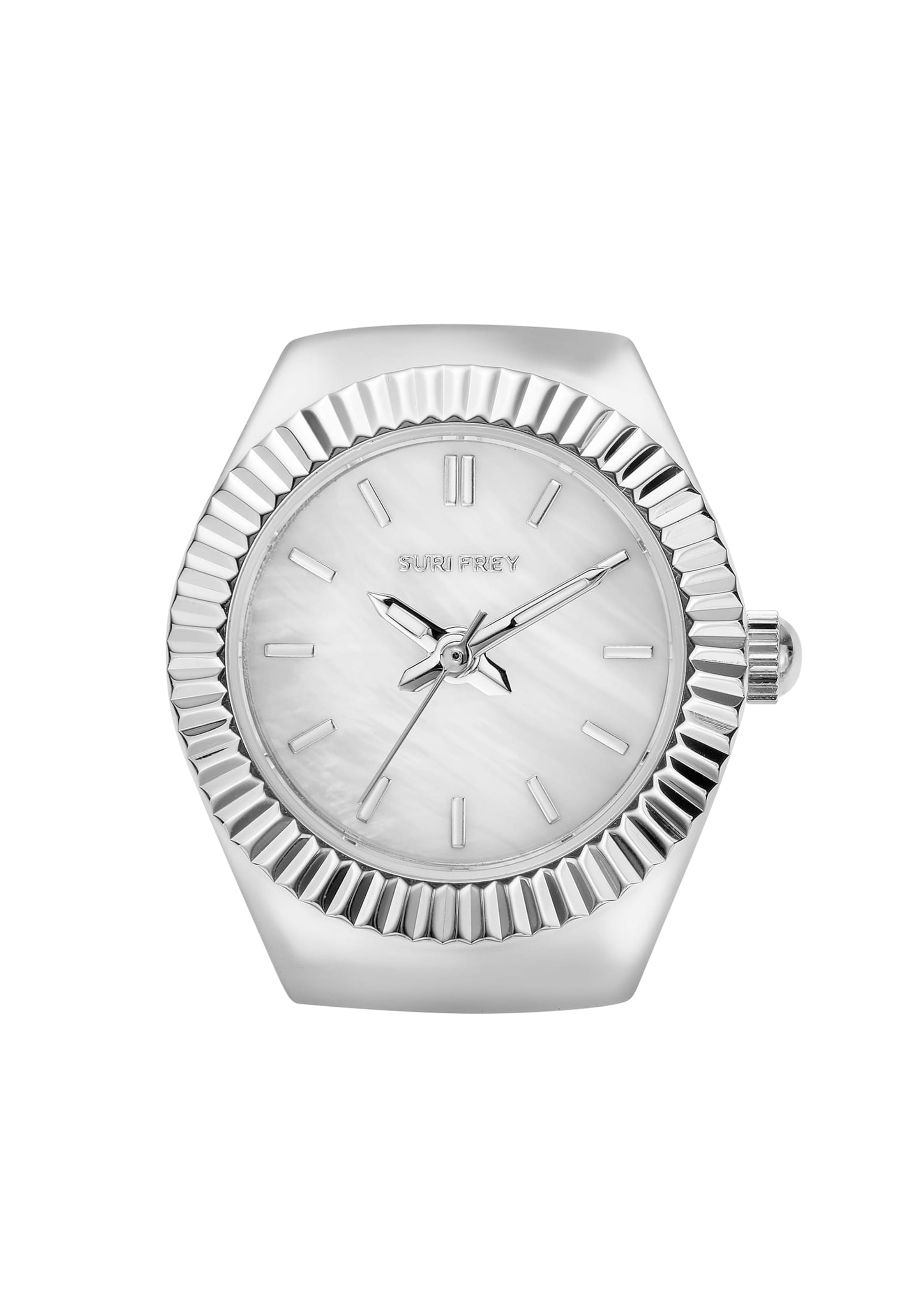 Suri Frey Analogt ur 'Valley' i sølv: forside