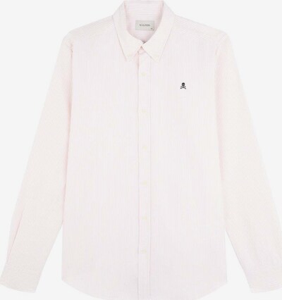 Scalpers Biroja krekls 'New Oxford', krāsa - pasteļoranžs / balts, Preces skats