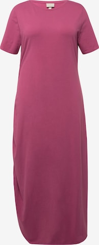 Robe Ulla Popken en rose : devant