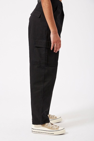 Dr. Denim Cargo trousers 'Bella' in Black / White, Item view
